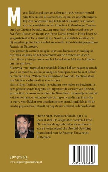 Marco Bakker 9789044643640 Harrie Nijen Twilhaar, Verzenden, Gelezen, Harrie Nijen Twilhaar