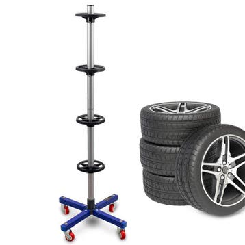 Velgboom - Met wielen - Max 225mm - 80kg - Blauw, Verzenden, Nieuw