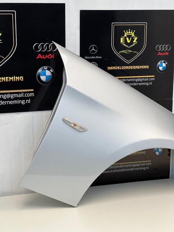 BMW 3-serie bj.2011 spatbord/voorscherm rechts voor grijs, Gebruikt, Voor, BMW, Spatbord