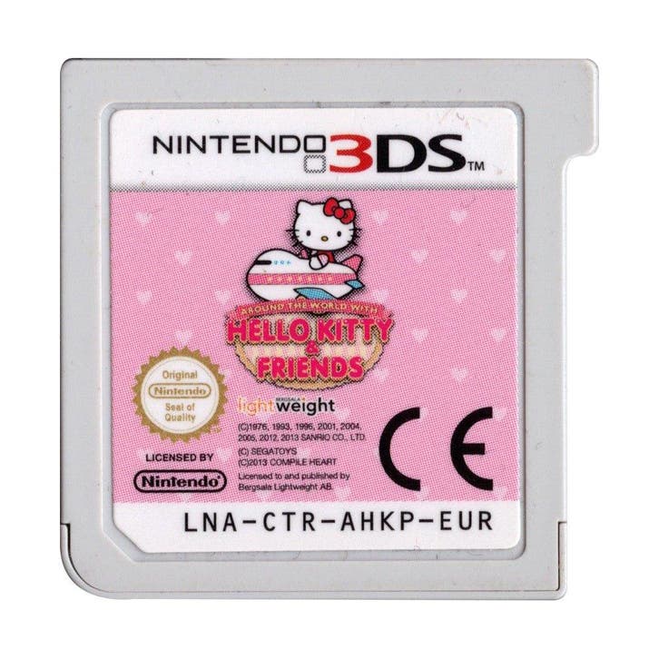 3DS Around the World with Hello Kitty and Friends, Spelcomputers en Games, Games | Nintendo 2DS en 3DS, Zo goed als nieuw, Verzenden