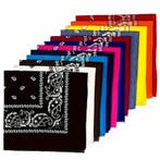 Fako Fashion - Bandana Set - Paisley Bandanas - 12 Stuks, Verzenden, Nieuw