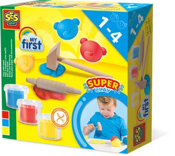 SES My First - Klei Met Tools 3x90gr | SES Creative - Hobby, Hobby en Vrije tijd, Verzenden, Nieuw