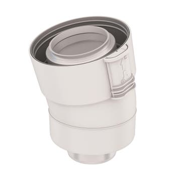 UbiFit Bocht 15° Klemband Conc PP/KS 60/100 wit, Ophalen of Verzenden, Nieuw