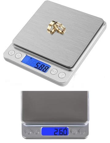 Precisie weegschaal 0,01 gram tot 500 gram € 14,95