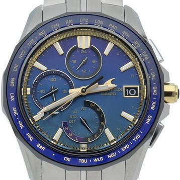 Casio - Oceanus Manta Solar Powered Radio-Controlled Watch, Nieuw