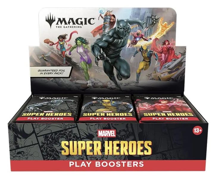 Magic: The Gathering - Marvel Super Heroes Play Booster Box, Verzamelen, Film en Tv, Nieuw, Ophalen of Verzenden