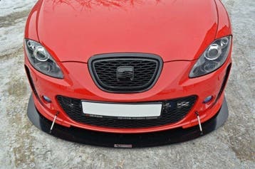 Maxton Front Racing Splitter V.1 SEAT LEON MK2 MS DESIGN, Verzenden