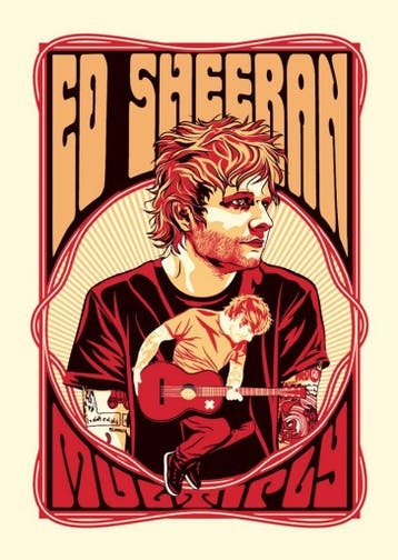 Posters - Poster Sheeran, Ed - Multiply, Verzenden, Zo goed als nieuw