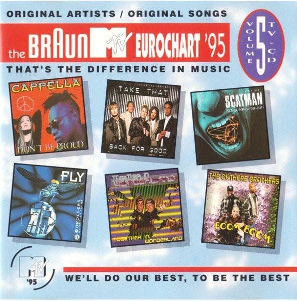 cd - Various - The Braun MTV Eurochart 95 - Volume 5, Cd's en Dvd's, Cd's | Overige Cd's, Zo goed als nieuw, Verzenden