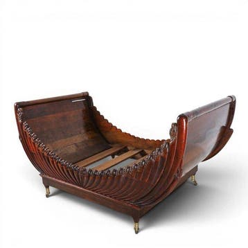 Bed - Tropisch, Walnoot - 18e eeuw