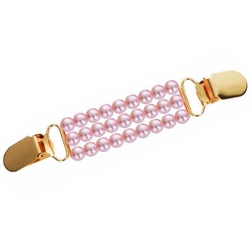 Fako Bijoux - Vestsluiting - Vestclip - Roze Parels -, Verzenden, Nieuw