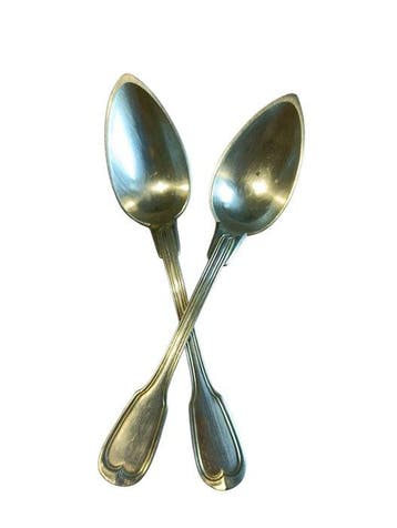 Lepel (2) - .800 zilver - zilveren lepels