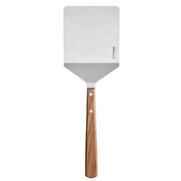 Triangle Burger Spatel met Kersenhout – 14x14 cm – Ideaa, Ophalen of Verzenden, Nieuw, Hout