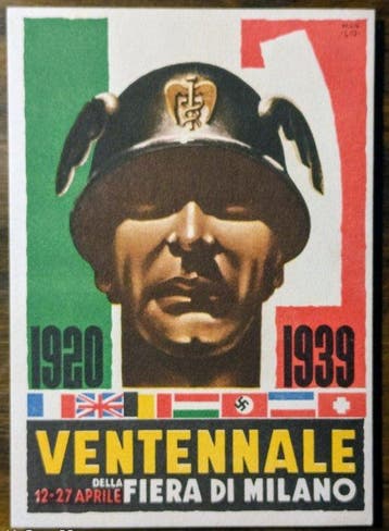 Italië - Ansichtkaart (4) - 1936-1942, Gelopen