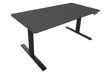 Bureau ZWART BUREAU 140 cm in hoogte verstelbaar antraciet, Huis en Inrichting, Bureaus, Ophalen of Verzenden, Nieuw