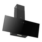 CENDO BMB5590PDZ - Schuine Afzuigkap - 90 cm - Zwart - 400 m, Wandschouwkap, Recirculatie, Nieuw, Ophalen of Verzenden