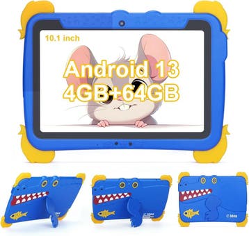 Android Kindertablet - 4GB/64GB - Tweedekansje - OP=OP, 10 inch, Kindertablet 10,1 inch, Usb-aansluiting, Ophalen of Verzenden