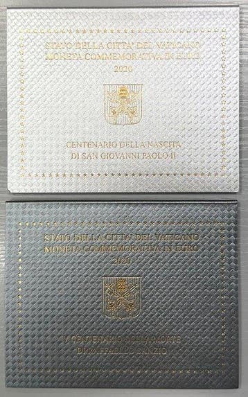 Vaticaan. 2 Euro 2020 Raffaello Sanzio + Giovanni Paolo