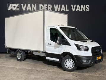 Ford Transit 2.0 TDCI 160pk Bakwagen Laadklep Euro6 Airco |, Stof, Gebruikt, Wit, Dealer onderhouden