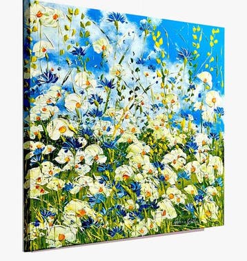 Patrizia Schüller - Blütenballett mit weißen und blauen