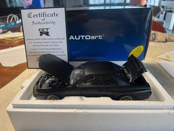 Autoart 1:18 - Modelauto - Nissan Skyline GT-R (R32) V-Spec, Nieuw