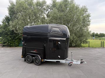 Anssems Excellent 2-paards Vol kunststof+zadelkamer incl BTW, Ophalen, Nieuw, Polyester, 2-paards trailer