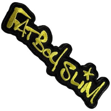 Fatboy Slim - Logo - Opstrijk Patch officiële merchandise, Ophalen of Verzenden, Nieuw, Kleding