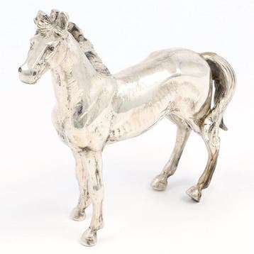 D. Zwijnenburg Paard - Beeldje - .835 zilver