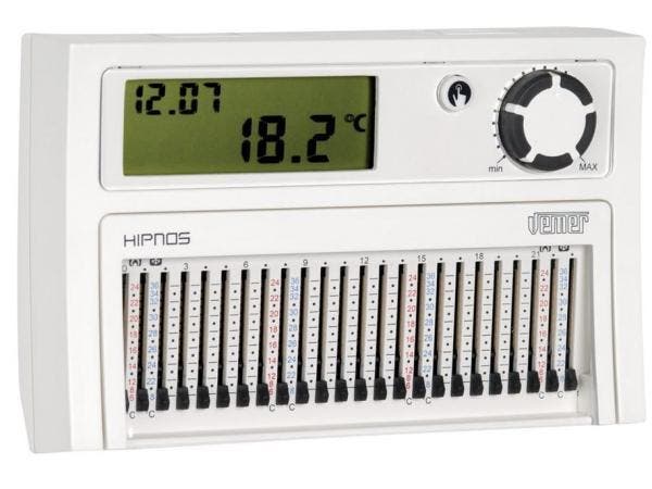 Veiling - VEMER VE013900 HIPNOS Wandthermostaat, Doe-het-zelf en Verbouw, Thermostaten, Gebruikt