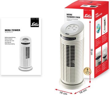 2dekans | Solis Tower Ventilator 749 Ventilator Toren - 38, Doe-het-zelf en Verbouw, Ventilatie en Afzuiging, Ophalen of Verzenden