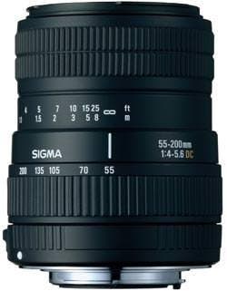 Sigma Zoom 55-200mm f/4-5.6 DC voor Nikon D AF Mount, Audio, Tv en Foto, Fotografie | Lenzen en Objectieven, Verzenden, Zo goed als nieuw
