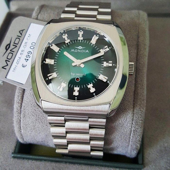 Mondia - Automatic - TOP SECOND - Rare Movement - New -, Sieraden, Tassen en Uiterlijk, Horloges | Heren