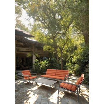Harper loungeset - terracotta, Ophalen of Verzenden, Nieuw