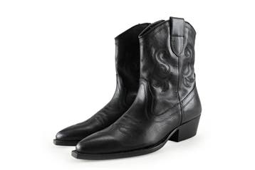 Poelman Cowboy laarzen in maat 36 Zwart, Poelman, Verzenden, Zwart, Zo goed als nieuw