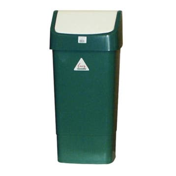 Kunststof Afvalbak met Schommeldeksel | 50 Liter |Groen, Verzenden, Nieuw in verpakking