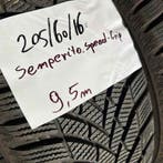 2 x Semperit Speed Grip 205-60-16 Winterbanden 9,5mm, Gebruikt, 16 inch, Band(en), Personenwagen