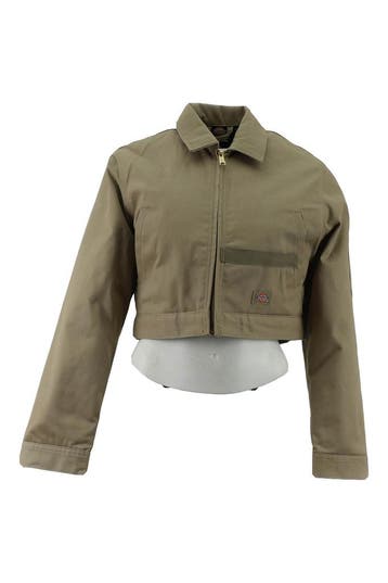 Dickies Jas in maat XS Beige, Dickies, Verzenden, Zo goed als nieuw, Beige