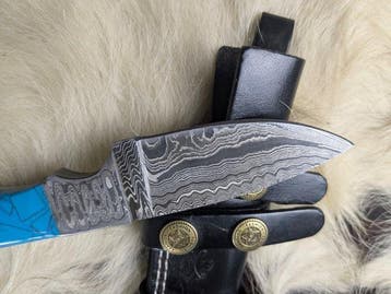 Hand-Forged Damascus Culinary Knife - Keukenmes - Staal -