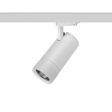 LED Railspot Targa S Wit - 3-Fase - 12W - 2700K, Huis en Inrichting, Lampen | Spots, Nieuw