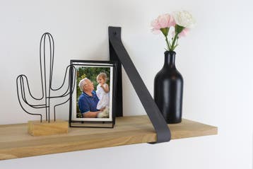Wovar - Leren Plankdragers, Vanaf €19,99, Doe-het-zelf en Verbouw, Verzenden, Nieuw