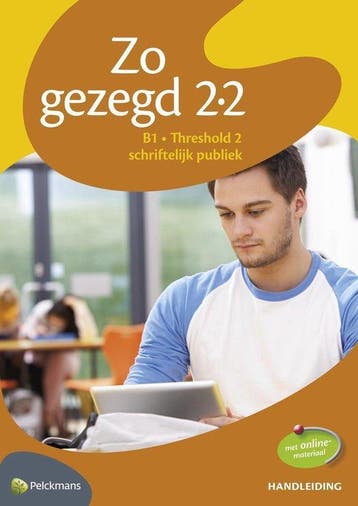 Threshold 2 schriftelijk publiek / DO / Handleiding / Zo, Verzenden, Gelezen, Christine Boeken