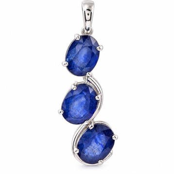 Zonder minimumprijs - Hanger - 14 karaat Witgoud - 5.72ct.