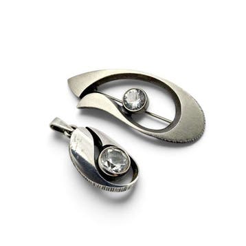 Zonder minimumprijs - 2-delige sieradenset Zilver - Karl, Sieraden, Tassen en Uiterlijk