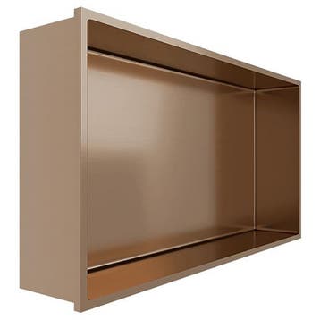 Inbouwnis - Leoni Nima - 30x60x10cm - Geborsteld Koper, Ophalen of Verzenden, Nieuw, Rvs