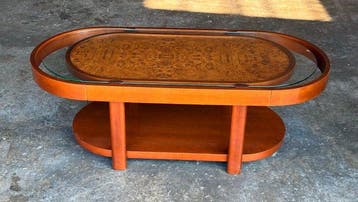 Salontafel - Hout, Glas