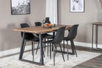 Eetkamerstoel - Engel - Zwart - Kunststof - Jörn, Huis en Inrichting, Stoelen, Verzenden, Nieuw