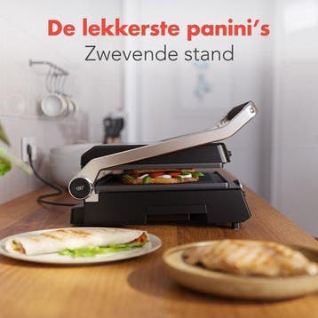 2dekans | KitchenBrothers Contactgrill Deluxe - Grill, Witgoed en Apparatuur, Ophalen of Verzenden, Zo goed als nieuw