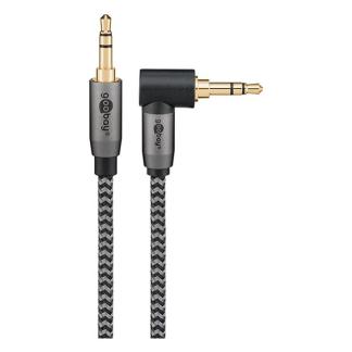 3.5 mm jack kabel | M  M  | Goobay Plus | 1 m, Audio, Tv en Foto, Audiokabels en Televisiekabels, Nieuw, Verzenden
