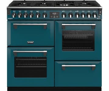 Stoves Richmond S1000 DF Kingfisher Teal, Ophalen of Verzenden, Nieuw, Hete lucht