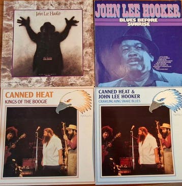 John Lee Hooker, Canned Heat - 4 Great Blues LPs - Diverse, Nieuw in verpakking